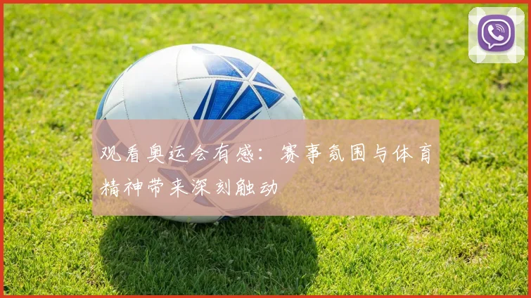 观看奥运会有感:赛事氛围与体育精神带来深刻触动